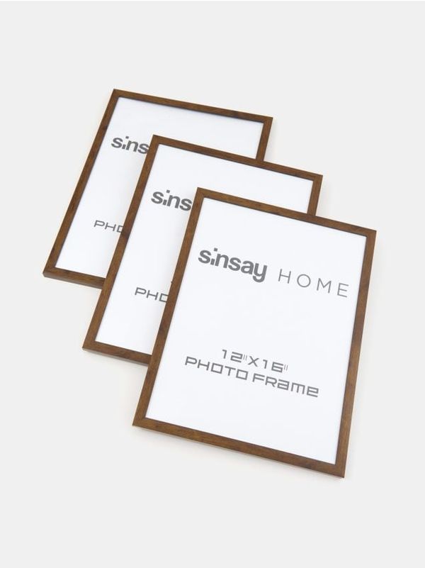 Sinsay Sinsay - Okvir za fotografijo 3 pack - rjava