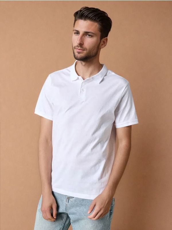 Sinsay Sinsay - Polo majica - bela