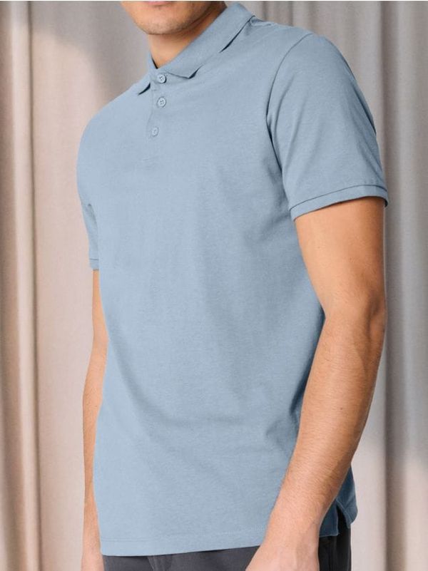 Sinsay Sinsay - Polo majica - bledo modra