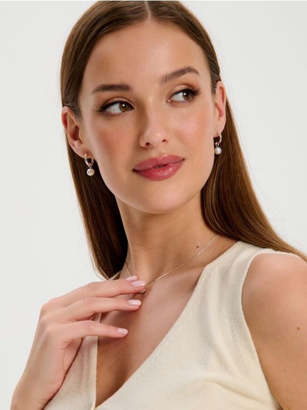 Sinsay Sinsay - Posrebreni uhani - srebrna