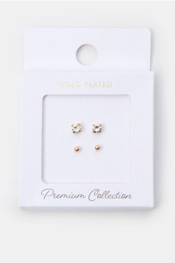 Sinsay Sinsay - Pozlačeni uhani - zlata