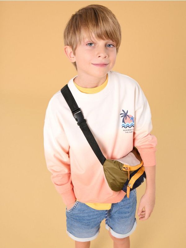 Sinsay Sinsay - Pulover s potiskom - breskov