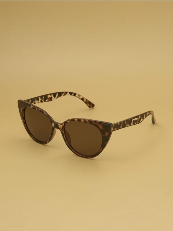Sinsay Sinsay - Sončna očala z leopardjim vzorcem - večbarvna