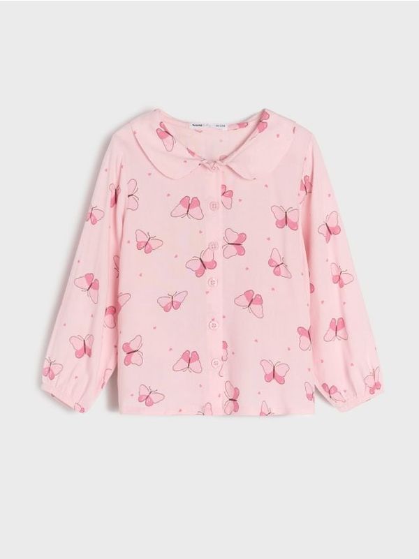 Sinsay Sinsay - Srajca s potiskom - pastelno roza