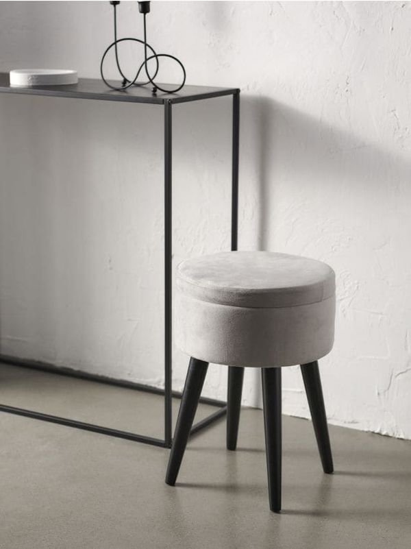 Sinsay Sinsay - Taburet - svetlo siva