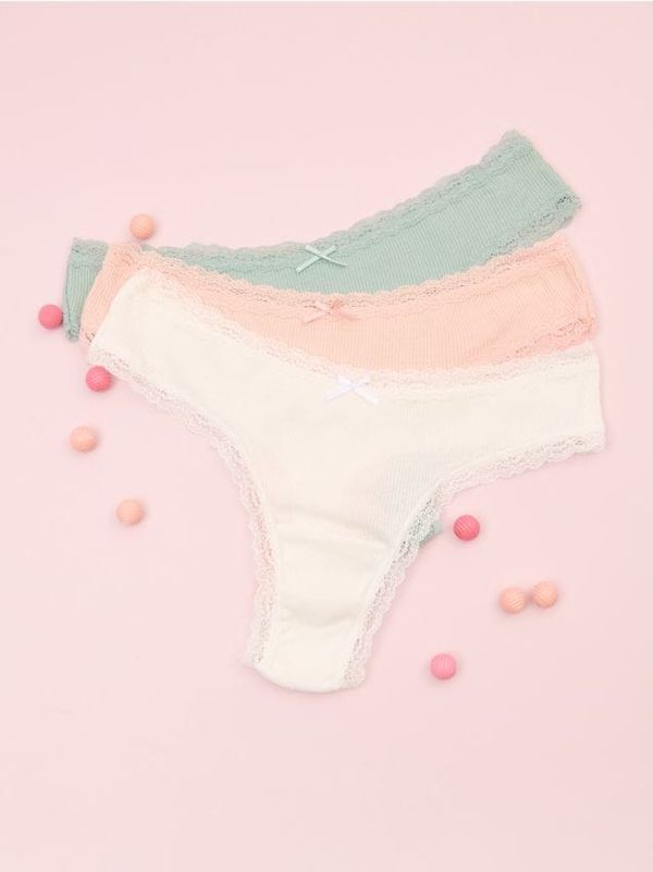 Sinsay Sinsay - Tange 3 paket - večbarvna