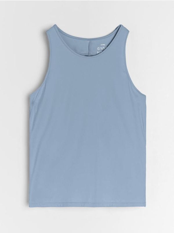 Sinsay Sinsay - Top GYM HARD - mornarsko modra