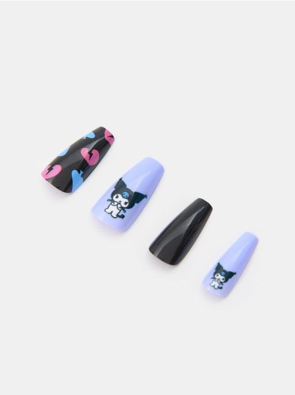 Sinsay Sinsay - Umetni nohti Kuromi - večbarvna