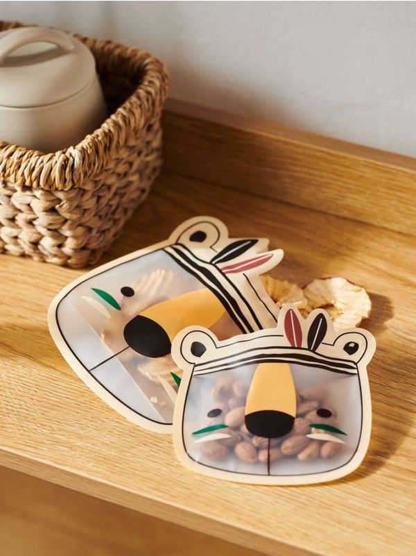 Sinsay Sinsay - Vrečke za hrano 8 pack - bela