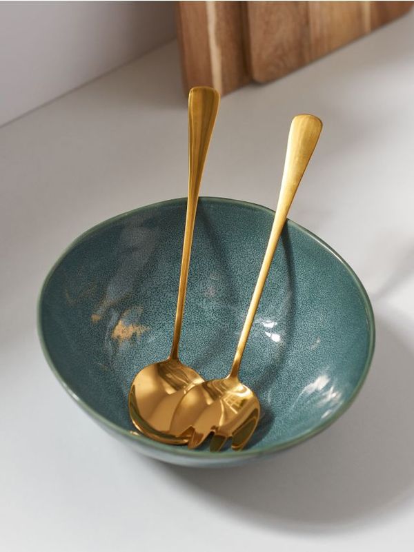 Sinsay Sinsay - Žlica za solato 2 pack - zlata