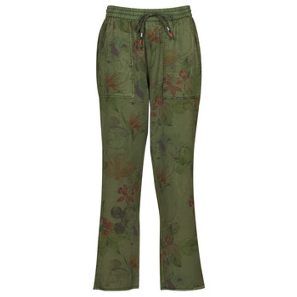 Desigual Desigual  Hlače s 5 žepi PANT_MICKEY CAMO FLOWERS