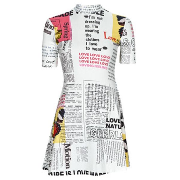 Desigual Desigual  Kratke obleke VEST_NEWSPAPER