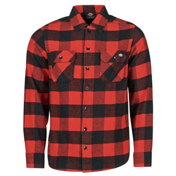 Dickies Dickies  Srajce z dolgimi rokavi NEW SACRAMENTO SHIRT RED