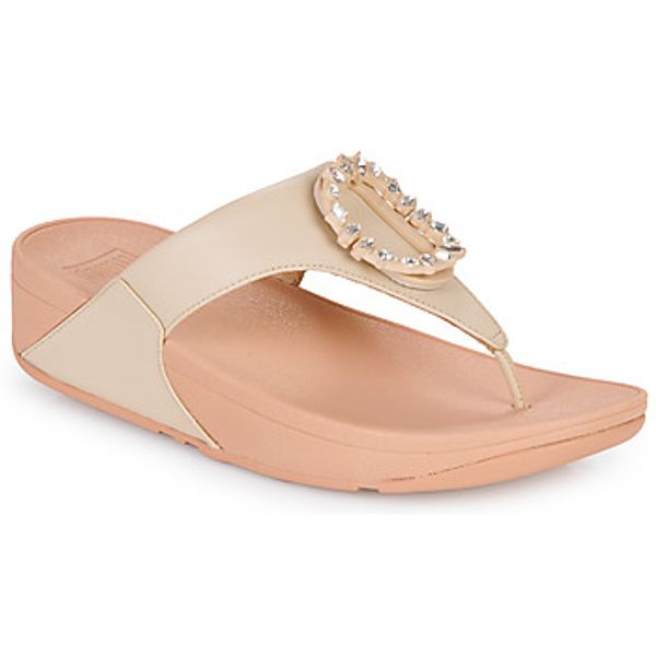 FitFlop FitFlop  Sandali & Odprti čevlji LULU CRYSTAL-CIRCLET LEATHER TOE-POST SANDALS