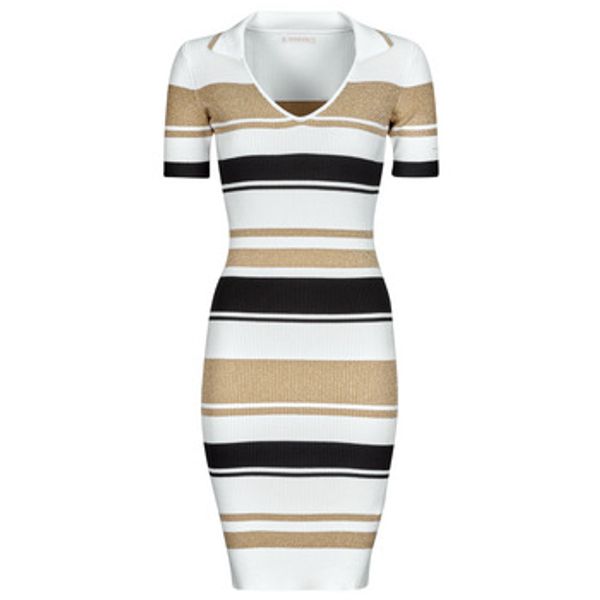 Guess Guess  Kratke obleke EVIE STRIPED POLO DRESS