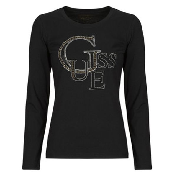 Guess Guess  Majice z dolgimi rokavi LS RN GUESS STUDDED LOGO TEE