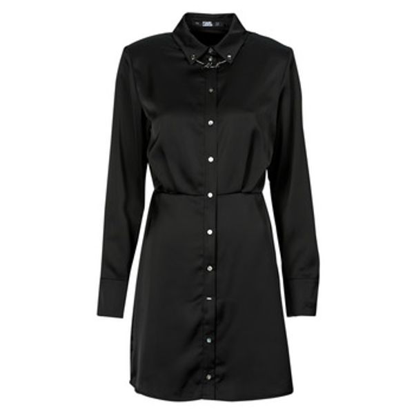 Karl Lagerfeld Karl Lagerfeld  Kratke obleke karl charm satin shirt dress