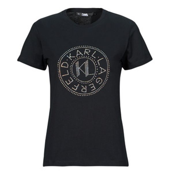 Karl Lagerfeld Karl Lagerfeld  Majice s kratkimi rokavi rhinestone logo t-shirt