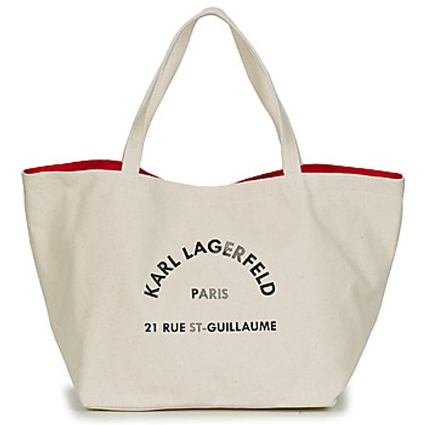 Karl Lagerfeld Karl Lagerfeld  Nakupovalne torbe RUE ST GUILLAUE CANVAS TOTE