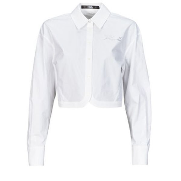 Karl Lagerfeld Karl Lagerfeld  Srajce & Bluze crop poplin shirt