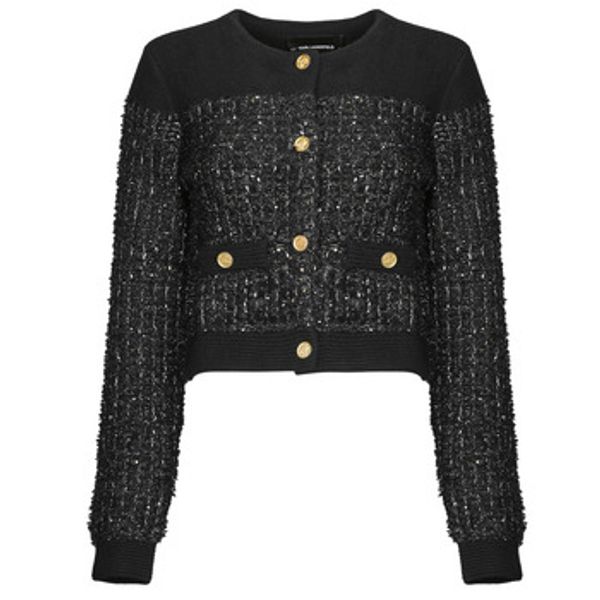 Karl Lagerfeld Karl Lagerfeld  Telovniki & Jope BOUCLE KNIT CARDIGAN