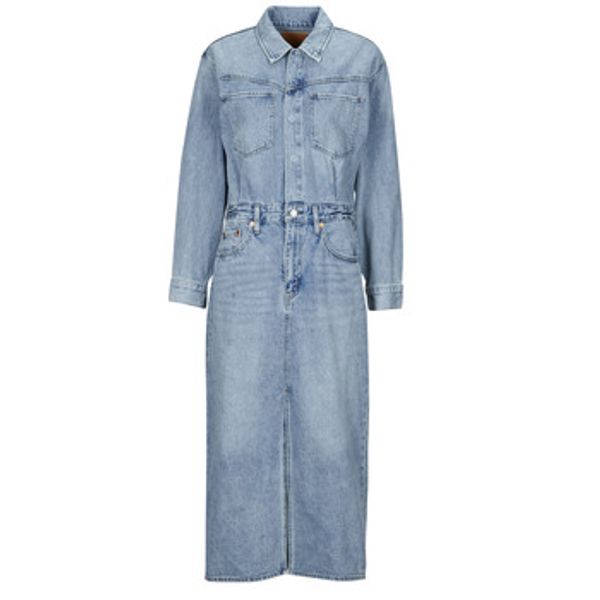 Levis Levis  Dolge obleke WESTERN DENIM MIDI DRESS