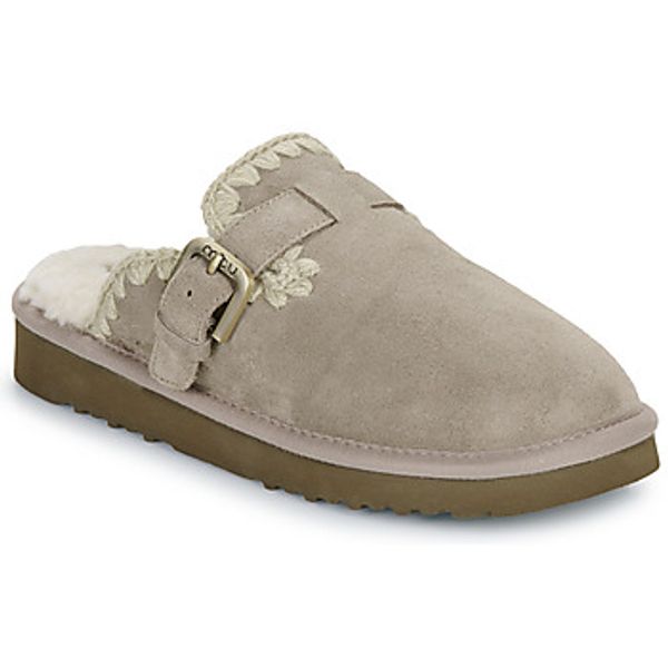 Mou Mou  Cokli SUEDE SHEEPSKIN CLOG ESKIMO