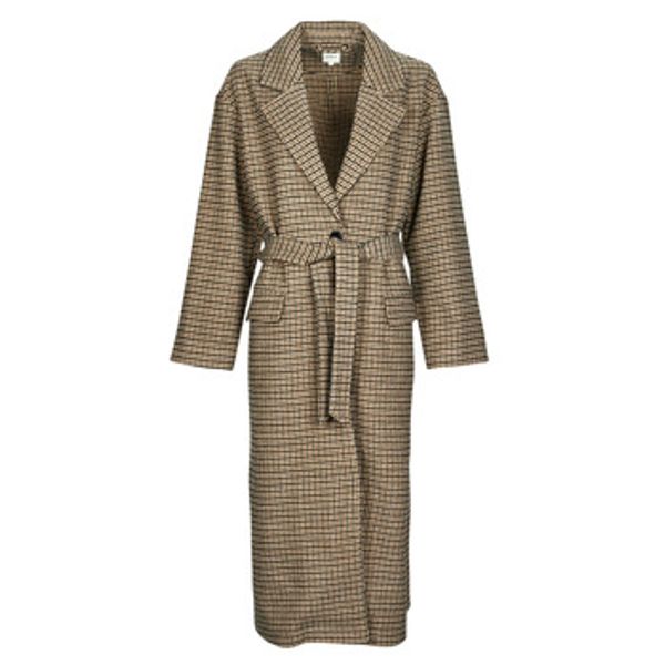 Only Only  Plašči ONLLIPA L/S LONG BELT CHECK COAT CC PNT