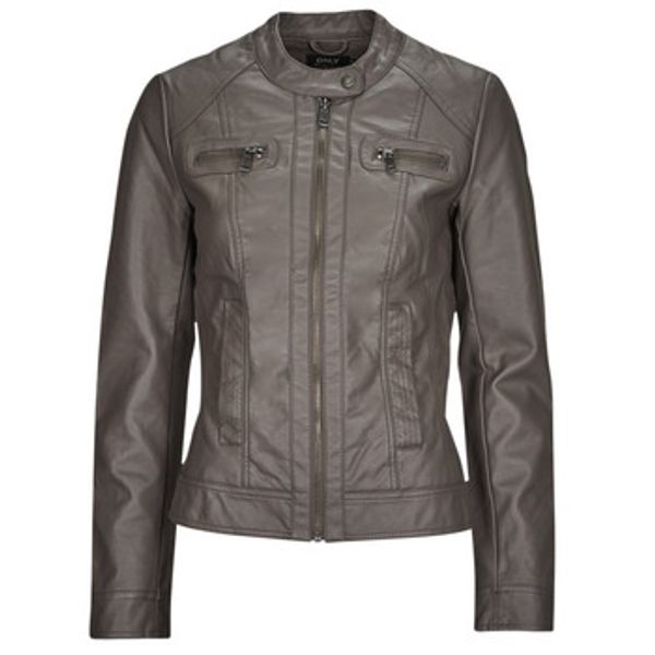 Only Only  Usnjene jakne & Sintetične jakne ONLBANDIT FAUX LEATHER BIKER  OTW