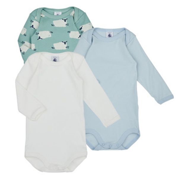 Petit Bateau Petit Bateau  Pižame & Spalne srajce BODY US ML MOUTON PACK X3