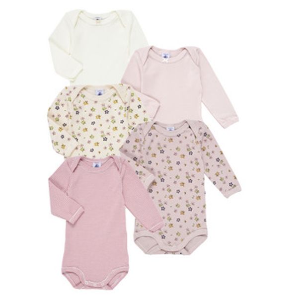 Petit Bateau Petit Bateau  Pižame & Spalne srajce BODY US ML ROSAMINI PACK X5