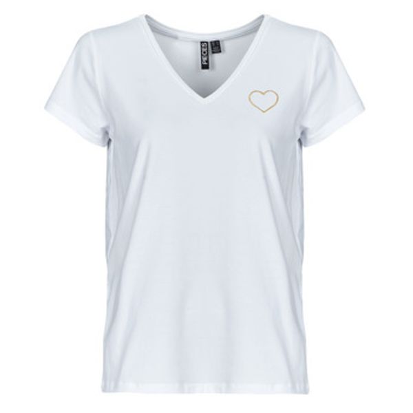 Pieces Pieces  Majice s kratkimi rokavi PCNEW BILLY TEE EMB