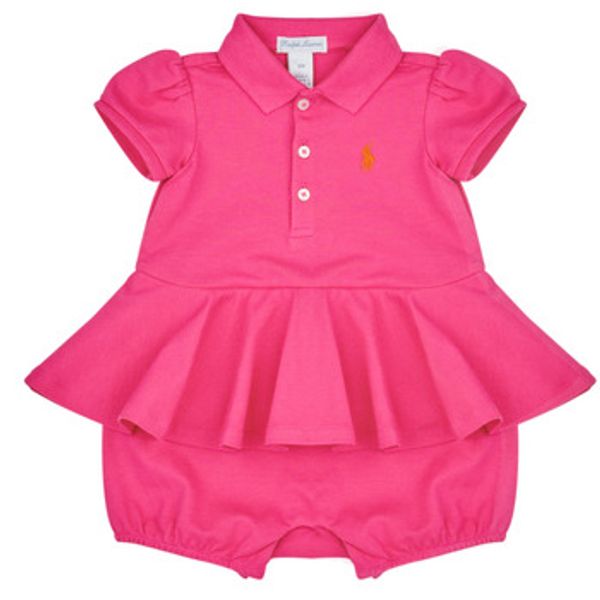 Polo Ralph Lauren Polo Ralph Lauren  Kratke obleke SS PEPLUM BU-ONE PIECE-SHORTALL