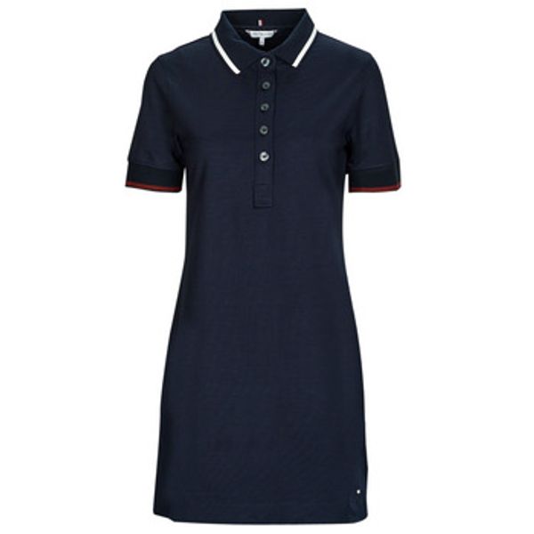 Tommy Hilfiger Tommy Hilfiger  Kratke obleke REG SPLIT GLB STP POLO DRS SS