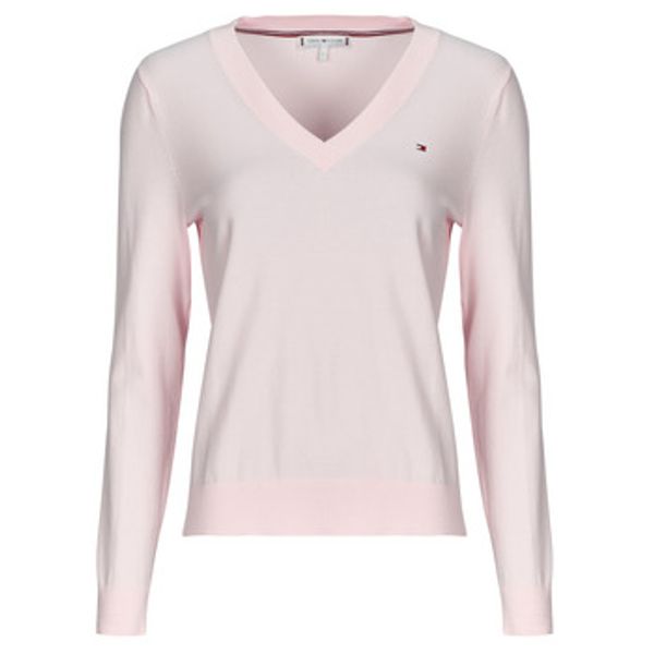 Tommy Hilfiger Tommy Hilfiger  Puloverji CO JERSEY STITCH LS V-NK SWEATER