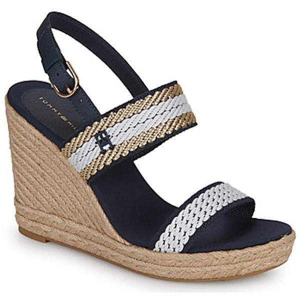 Tommy Hilfiger Tommy Hilfiger  Sandali & Odprti čevlji GOLDEN WEBBING WEDGE