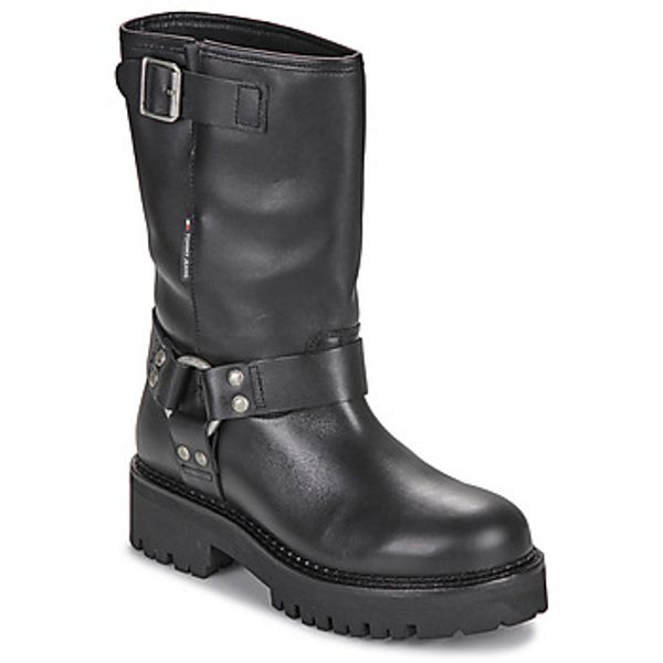 Tommy Jeans Tommy Jeans  Polškornji TJW URBAN BIKER BOOT LEATHER