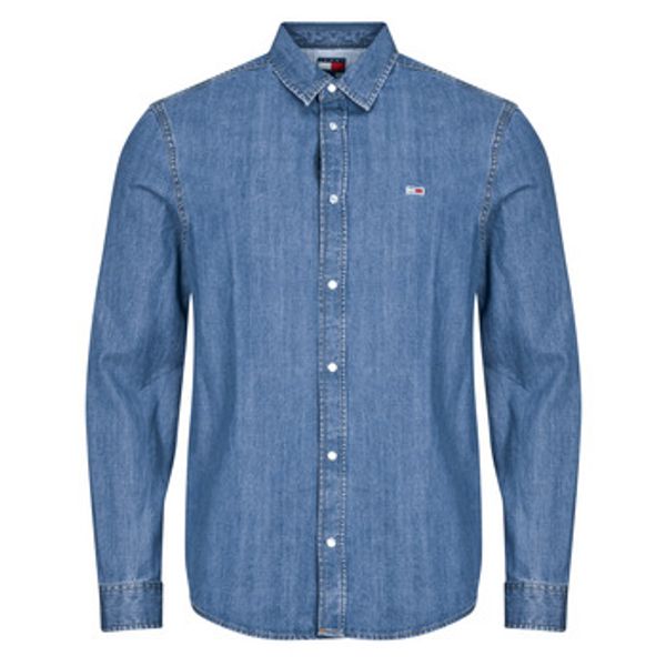 Tommy Jeans Tommy Jeans  Srajce z dolgimi rokavi RGLR FIT SHIRT MID BLUE