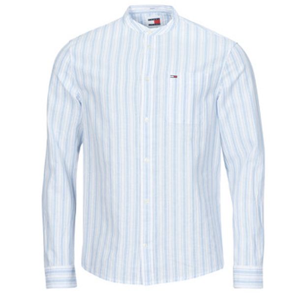 Tommy Jeans Tommy Jeans  Srajce z dolgimi rokavi TJM MAO STRIPE LINEN BLEND SHIRT