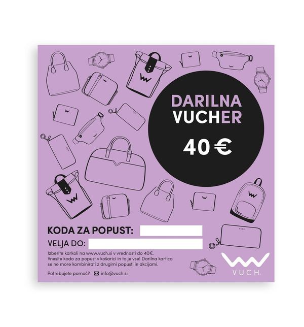 VUCH VUCH E-darilne kartice 40 €