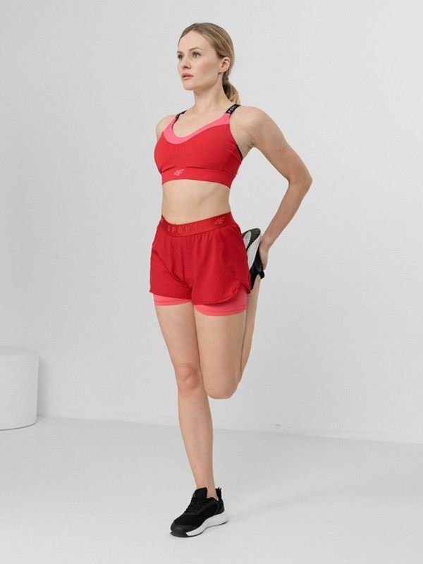 4F 4F Kratke hlače Rdeča