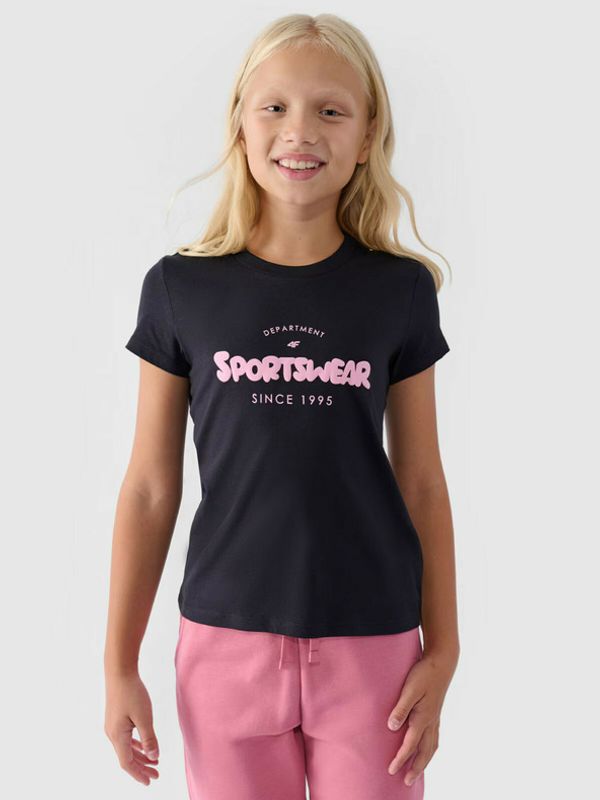 4F 4F Majica otroška Črna