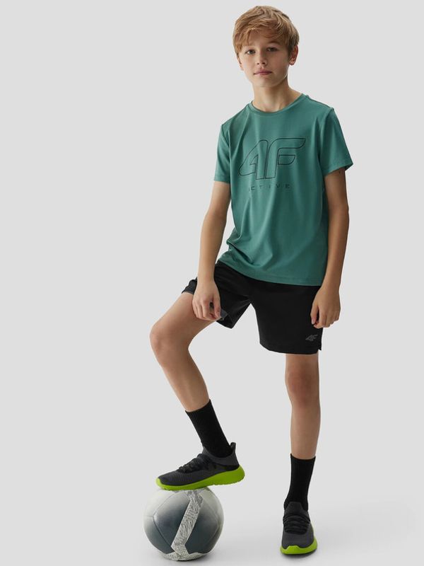 4F 4F Otroške kratke hlače Črna