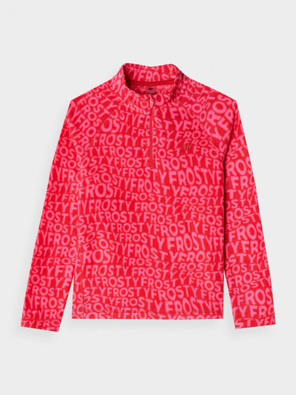 4F 4F Pulover otroška Rdeča