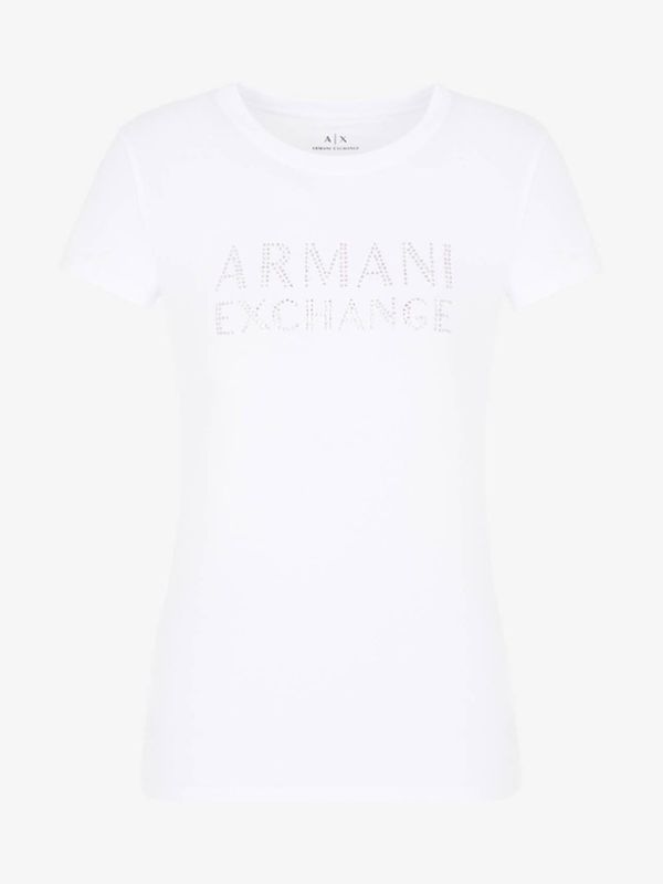 Armani Exchange Armani Exchange Majica Bela