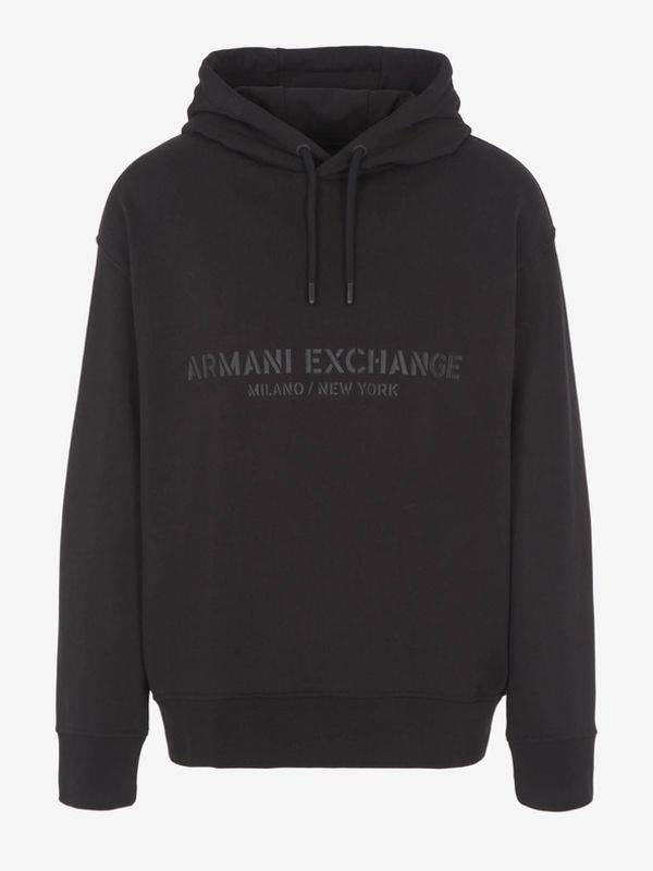 Armani Exchange Armani Exchange Pulover Črna