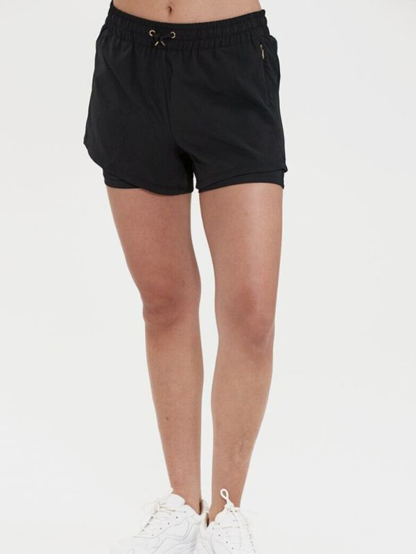 Athlecia Athlecia Timmie 2v1 Kratke hlače Črna