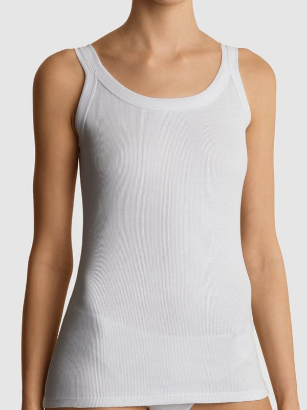 Atlantic Atlantic Majica brez rokavov Bela