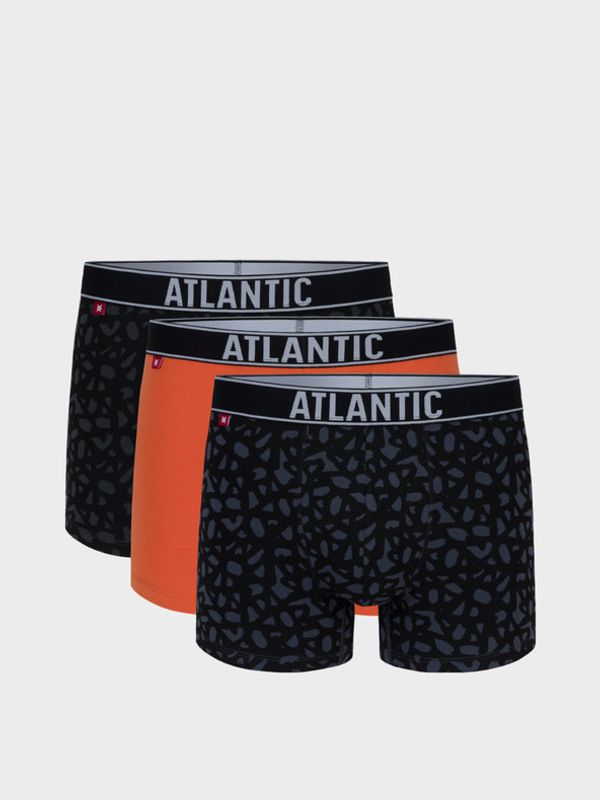 Atlantic Atlantic Oprijete boksarice 3 Piece Črna