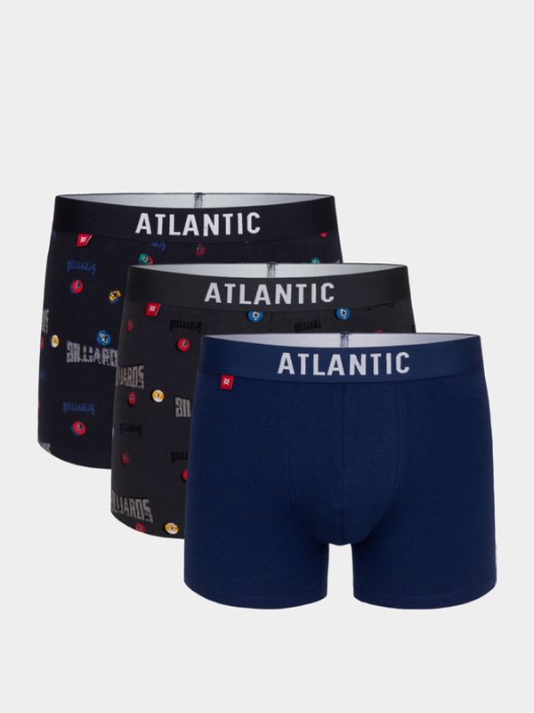 Atlantic Atlantic Oprijete boksarice 3 Piece Modra